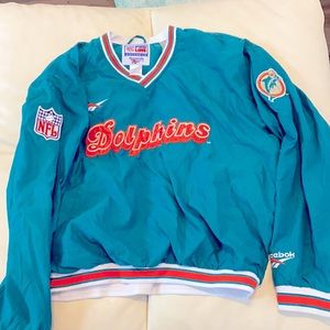 Miami Dolphins Windbreaker Size L